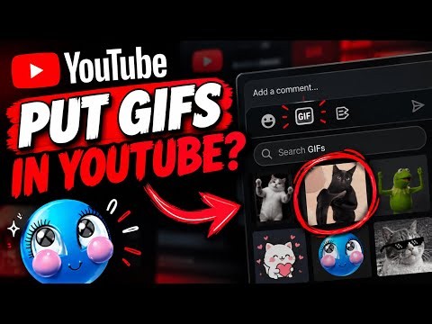 How To Comment GIFs on YouTube 🫪 New GIF Feature !