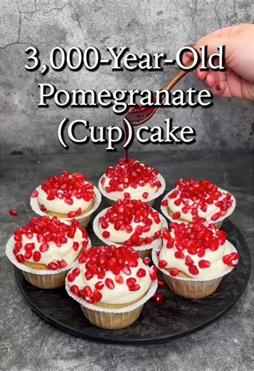 3,000-Year-Old Pomegranate (Cup)cake Recipe