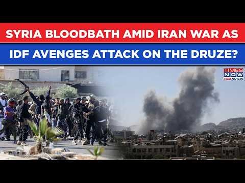 Syria Bloodbath Amid Iran War? IDF Avenges Attack On Druze| Sharaa's Command Centre, Army Sites Hit
