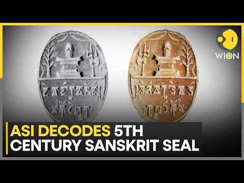 Archaeological Survey Of India Decodes 5th Century Sanskrit Seal | WION News