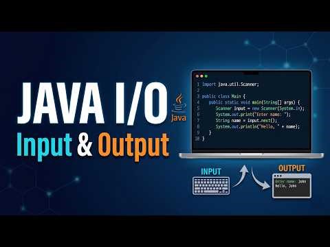 Input and Output operations in JAVA