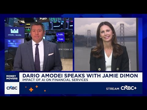 Anthropic CEO Dario Amodei speaks with Jamie Dimon: Here are key takeaways