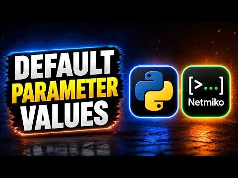 How to Use Default Parameter Values in Python (with Netmiko)