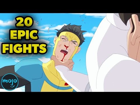 Animated CHAOS! | Top 20 Epic Fight Scenes From Invincible