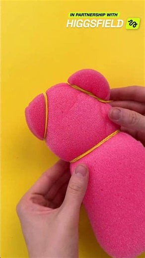 Adorable Sponge Bear Makeover! 🧸✨ Creative Toy Rescue Craft