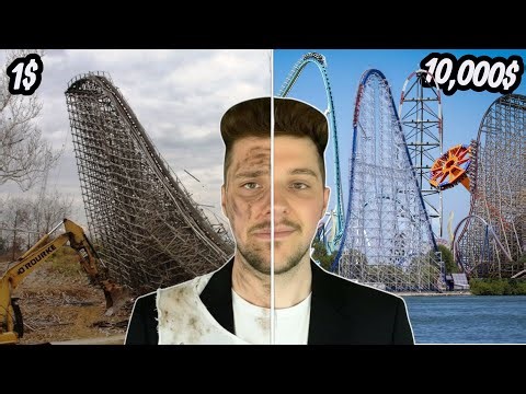$1 VS $10000 AMUSEMENT PARKS