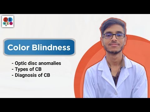 Colour blindness | Congenital diseases of optic disc | Ophthalmology bangla lecture