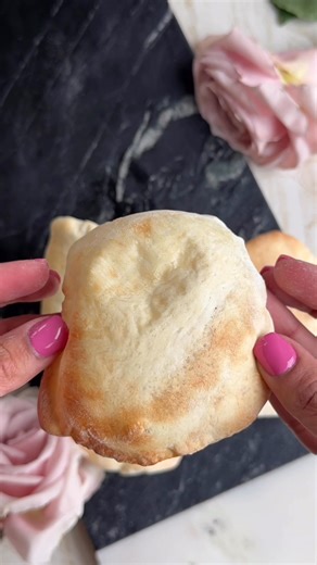 Air Fryer Pita Bread #bread #pitabread #airfryer #fblifestyle #fooddolls | Food Dolls