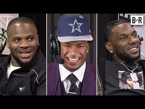 Caleb Downs' Hilarious Interview with Micah Parsons & Malik Nabers After Cowboys Pick