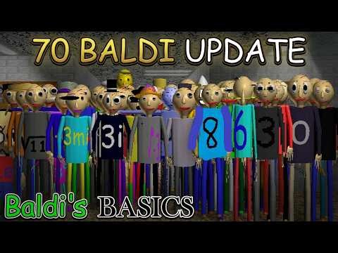 70 Baldi in School (Mod) // NUMBERSLOP CRAZINESS █ Baldi's Basics █