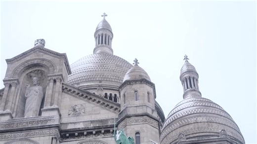 Parisians took to the snowy slopes of Montmartre, sledding and skiing as a rare blanket of snow transformed the French capital's streets and parks. | Reuters