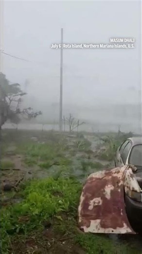 Winds of more than 150 mph hit U.S. Pacific as Super Typhoon Bavi makes landfall near Guam