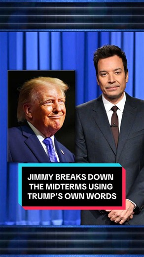 Jimmy breaks down the midterms using Trump’s own words. #FallonTonight #TonightShow #Trump #JimmyFallon