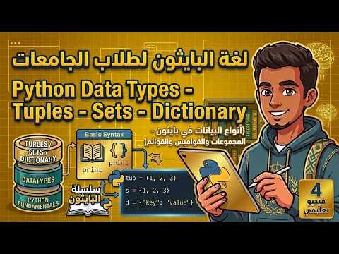 04 - | Python for university students | - | Python Data Types - Tuples - Sets - Dictionary |