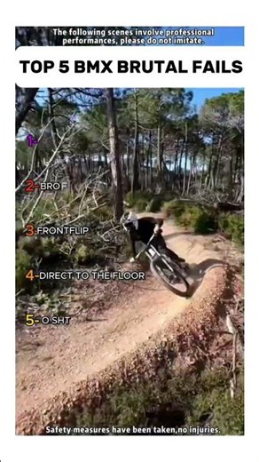 TOP 5 RANKING BMX FAILS 🤯 #bmxfail #bmx #epicfail