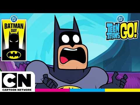 The Ultimate BATMAN Marathon 💥 Teen Titans Go! | Cartoon Network #BatmanDay