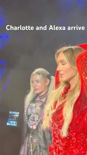 Charlotte flair and Alexa bliss arrive