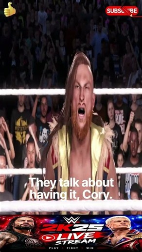 Pete Dunn's ruthless fighting style - WWE2K25 - #shorts #wwe #shortsfeed
