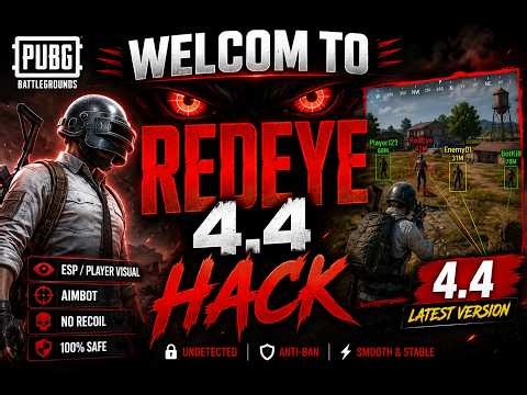 PUBG Mobile 4.4 Hack | GameLoop Safe Bypass + Skins + ESP Mod