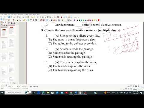 Present Indefinite Tense | Questions | Uttarakhand Lecturer & Polytechnic Exam | Hindi + English
