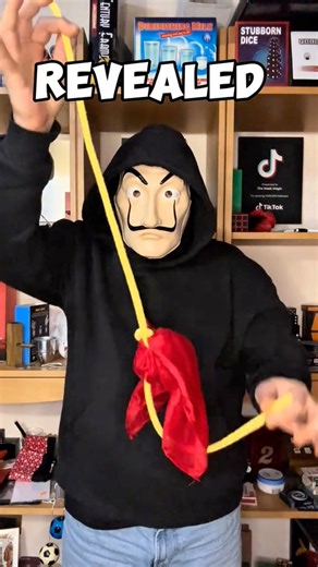 Silk and Rope trick tutorial 🪄 #magic #magician #trend #illusion #tricks #trending #Christmas #foryou #magictricks | The Mask Magic Tricks Revealed