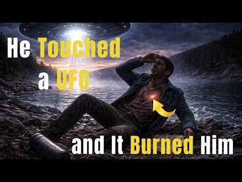 He Touched a UFO… and It Burned Him