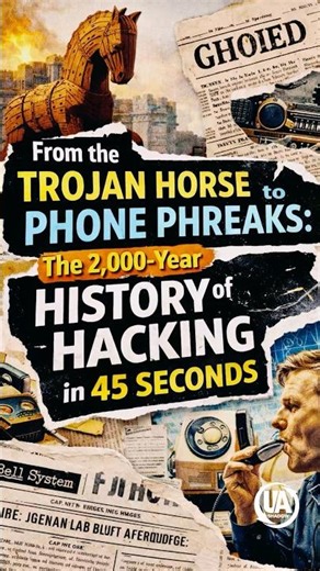 From the Trojan Horse to Phone Phreaks: The 2,000-Year History of Hacking in 45 Seconds