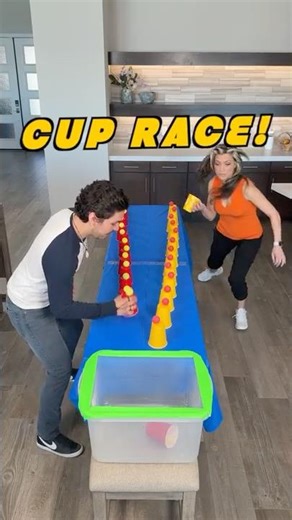 Flip it and Toss it! Race to the End!