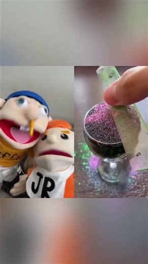 Jeffy And Junior React To Satisfying Things 😂 #sml #jeffy #satisfying #shorts