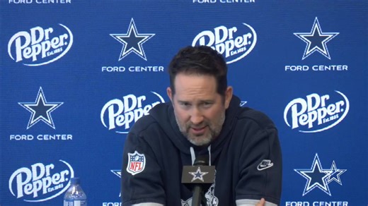 Join HC Brian Schottenheimer’s press conference from @thestarinfrisco presented by @drpepper. 📺: #DALvsNYG 1/4 on FOX | Dallas Cowboys