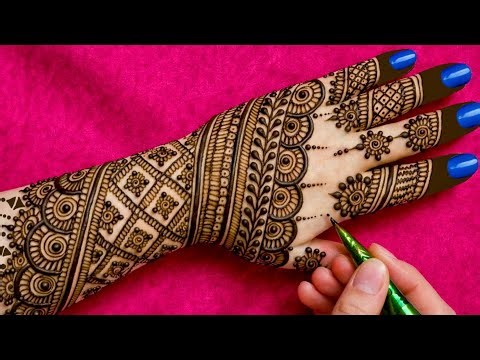 New Simple stylish backhand mehndi design | Easy mehndi design | mehndi designs | mehndi