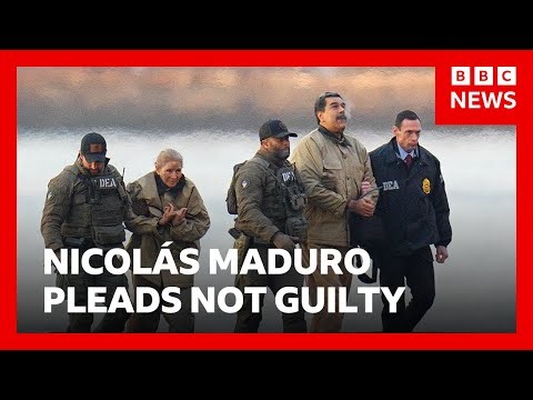 Venezuela's Nicolás Maduro pleads not guilty to drugs charges | BBC News