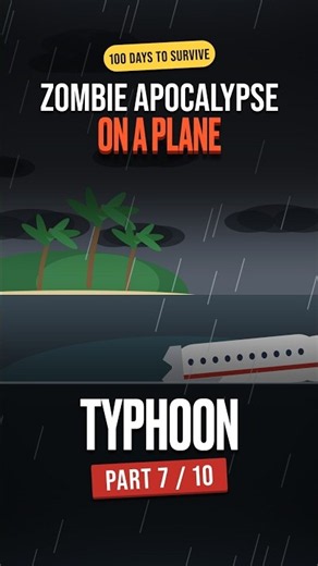 100 Days on a Zombie Plane #7: The storm ripped our plane in two ⛈️
