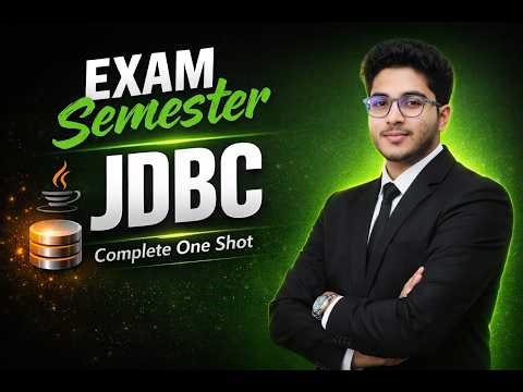 🔥 JDBC with MySQL Full Course | Java Database Connectivity Complete Tutorial (Beginner to Advanced)