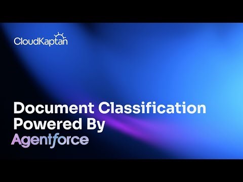 Document Classification | Automation with Agentforce