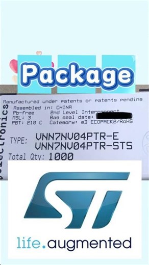 STMicroelectronics Series VNN7NV04PTR-E, Fully autoprotected Power MOSFET. #vnn7nv04p #stm32