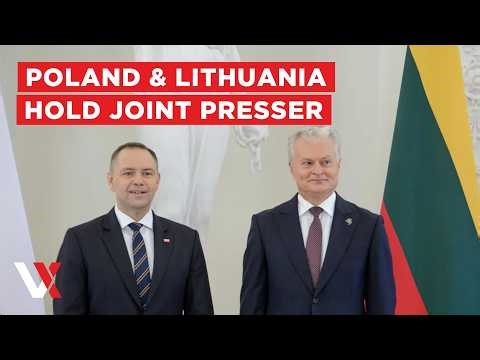 LIVE | Polish & Lithuanian President News Conference After Brave Griffin Military Exercises | VERTEX