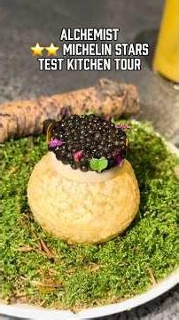 Michelin Star ASMR Test Kitchen Tour at 2 Michelin Star Alchemist in Copenhagen