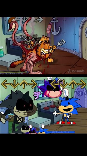 Welcome back - FNF Garfield vs Sonic Mod - Friday Night Funkin' Mobile Game - Gorefield v2