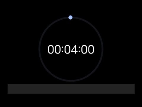 4 Minute Timer ⏳ | Silent Countdown Timer | No Sound | Focus & Study