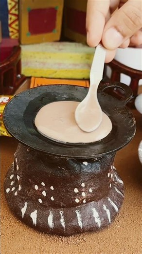 Mini Dairymilk Chocolate Dosa 😍😋l Mini Dosa l Miniature Cooking #shorts #viral #trendingshort