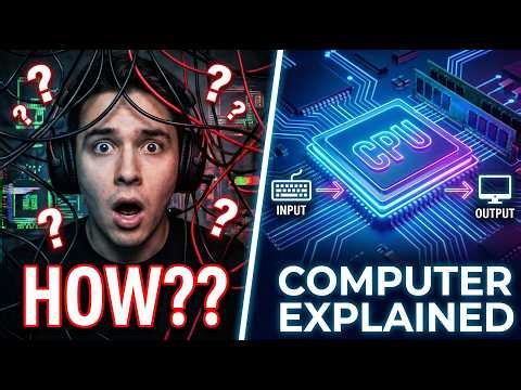Inside a Computer: How It Works | Beginner to Advanced Explanation #computer #cpu #animation #learn
