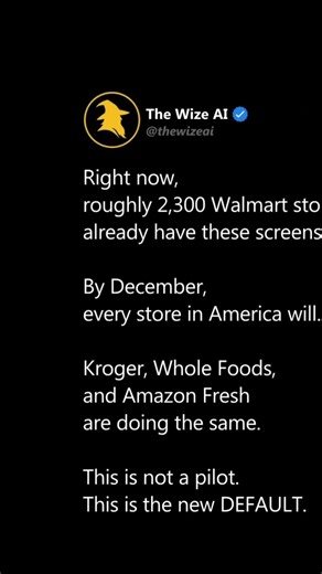 Walmart upgrading to digital price tags! #walmart #digital #pricetag #changes #ai #commerce