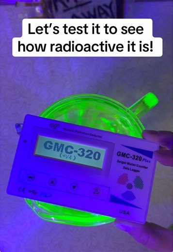Testing Radioactivity of Uranium Glass from an Estate Sale! #Fallout #UraniumGlass #MrsFallout #Fallouttok