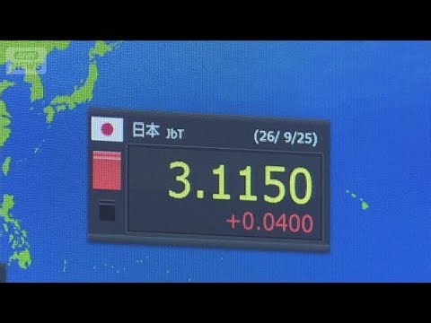 Long-term interest rates hit 3.115%, reaching a 30-year high; U.S. and Japan reaffirm that "the y...