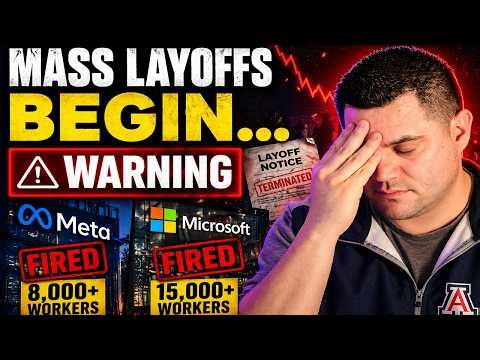 MASS LAYOFFS Just STARTED | Meta & Microsoft Fired 23,000 Workers