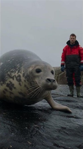 Seal Rescue Mission 🦭❤️ An Emotional Wildlife Moment #Shorts
