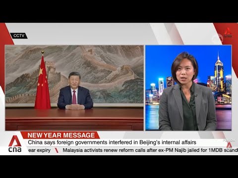 Chinese President Xi Jinping delivers New Year’s address focusing on economic growth