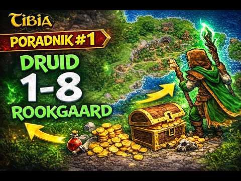 🔥 Tibia Poradnik #1 (2026) – Paladyn 1–8 | Rookgaard | nevia