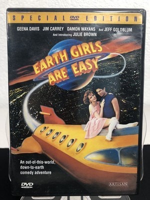 Earth Girls Are Easy 1989 Comedy 1998 DVD Video Special Ed. Artisan Jim Carrey | eBay